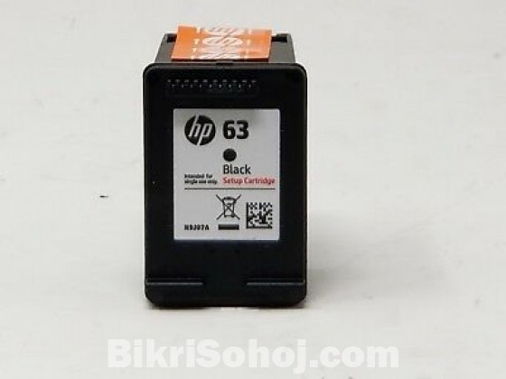 HP 63 Original Only Ink Black Cartridge